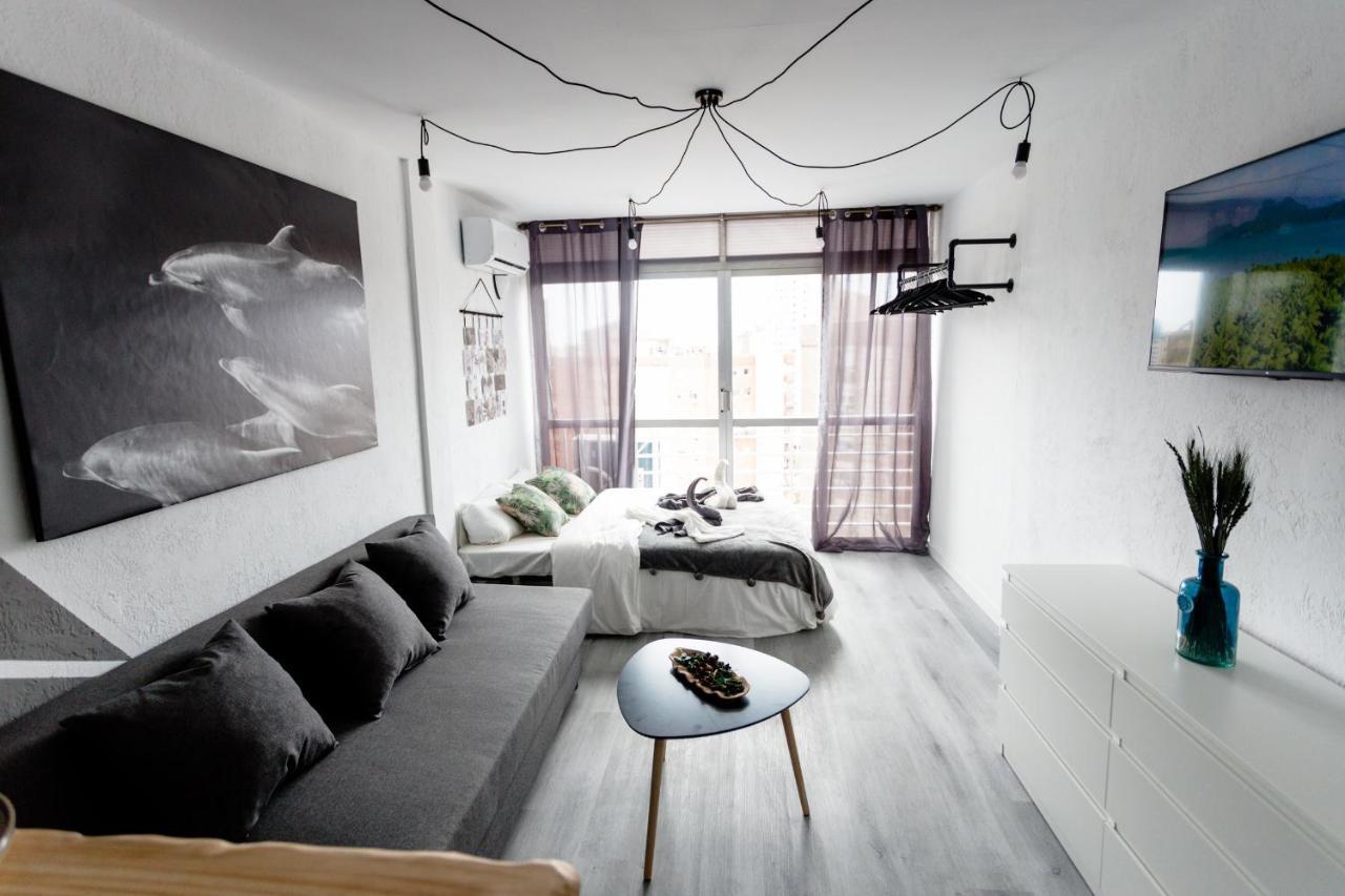 Modern Studio With See And City View Benidorm Zewnętrze zdjęcie